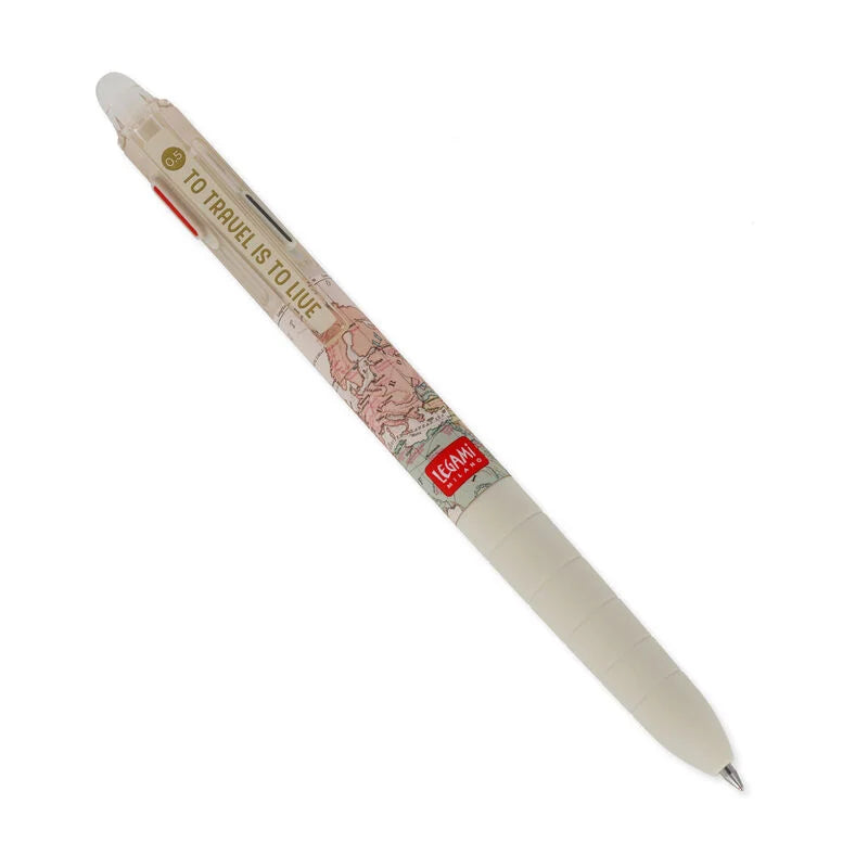 Caneta gel apagável 3 cores Travel Legami