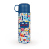 Garrafa Térmica com Copo Legami Adesivos Viagem – 500 ml