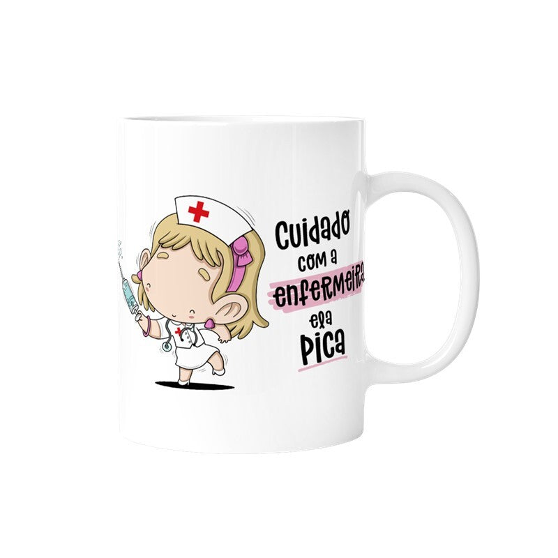 Caneca profissões - Enfermeira