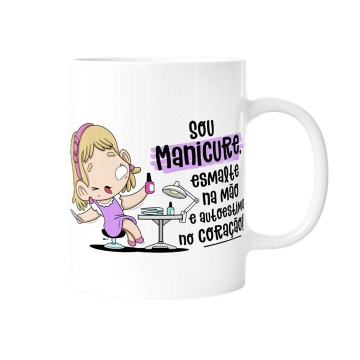 Caneca profissões - Manicure