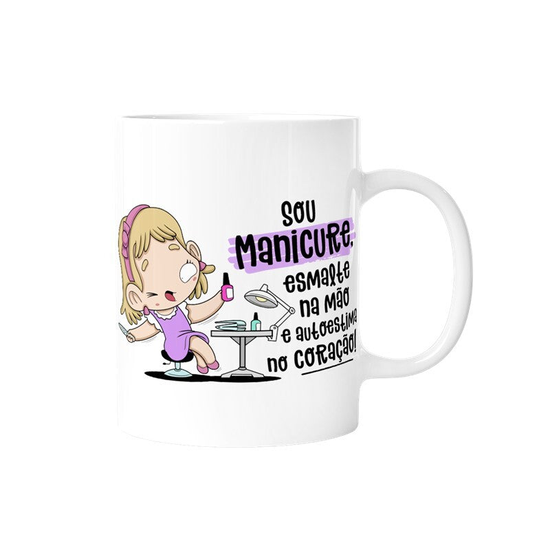 Caneca profissões - Manicure