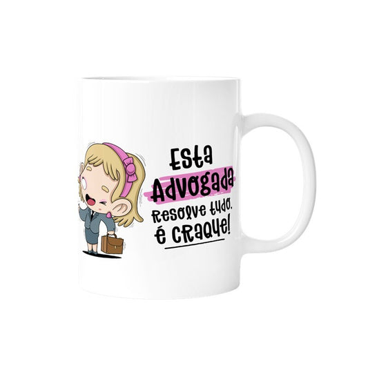 Caneca profissões - Advogada