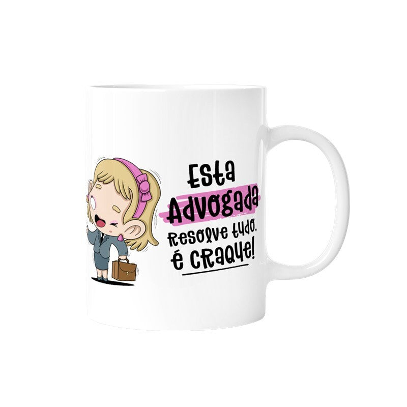 Caneca profissões - Advogada