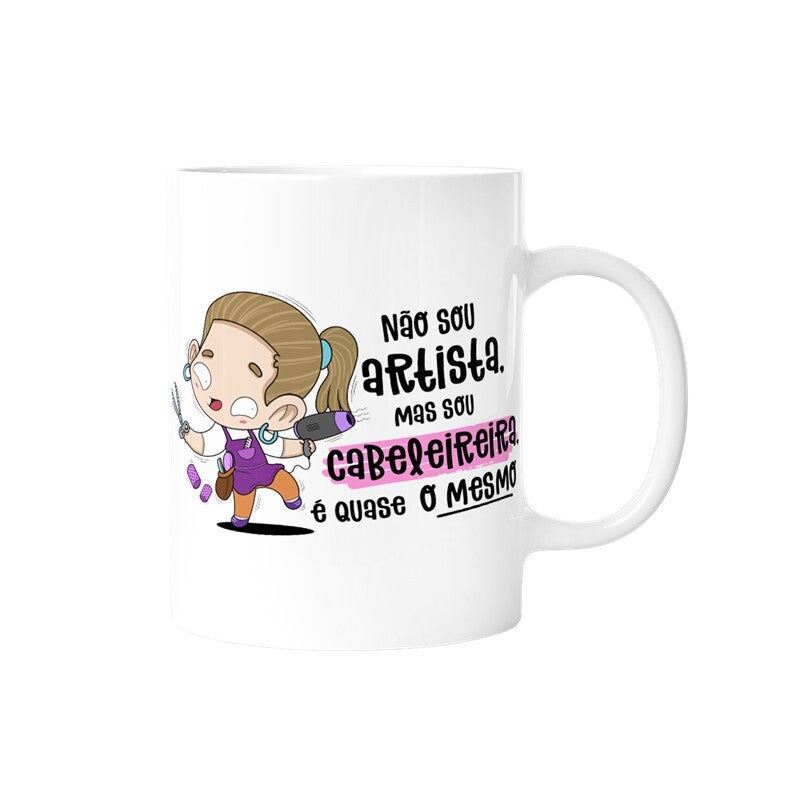 Caneca profissões - Cabeleireira