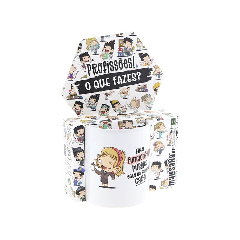 Caneca profissões - Funcionária publica