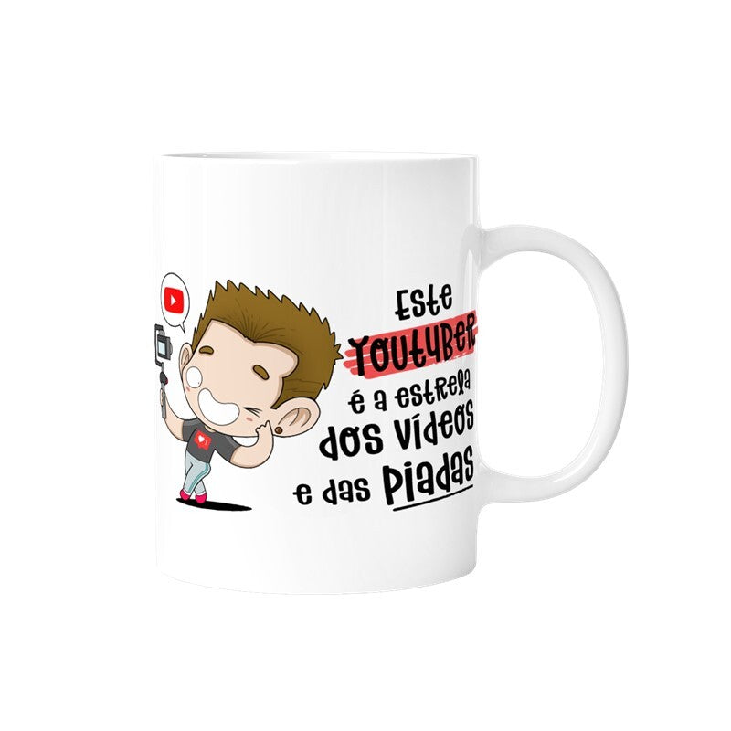 Caneca profissões - Youtuber