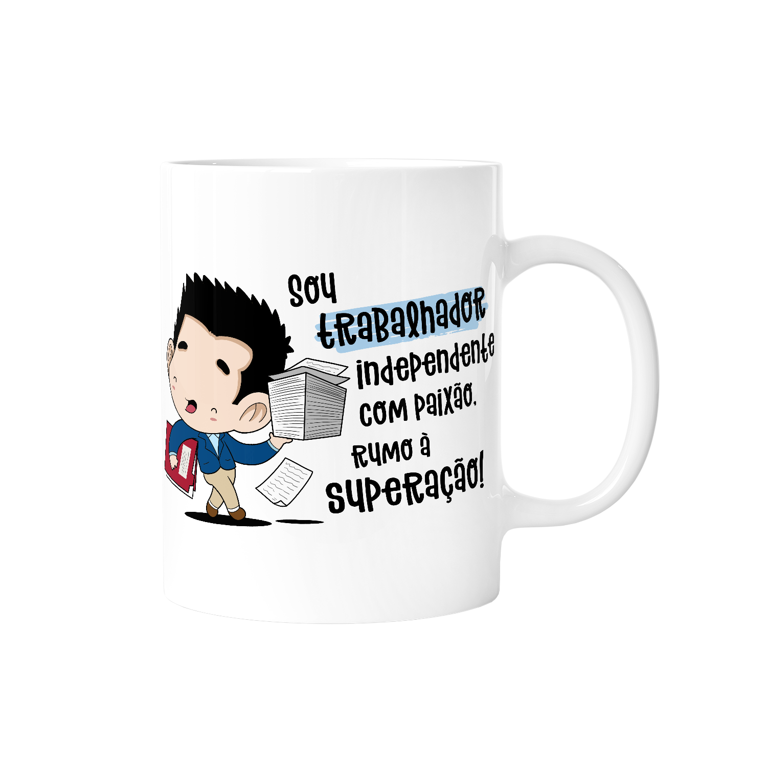 Caneca profissões - Trabalhador independente