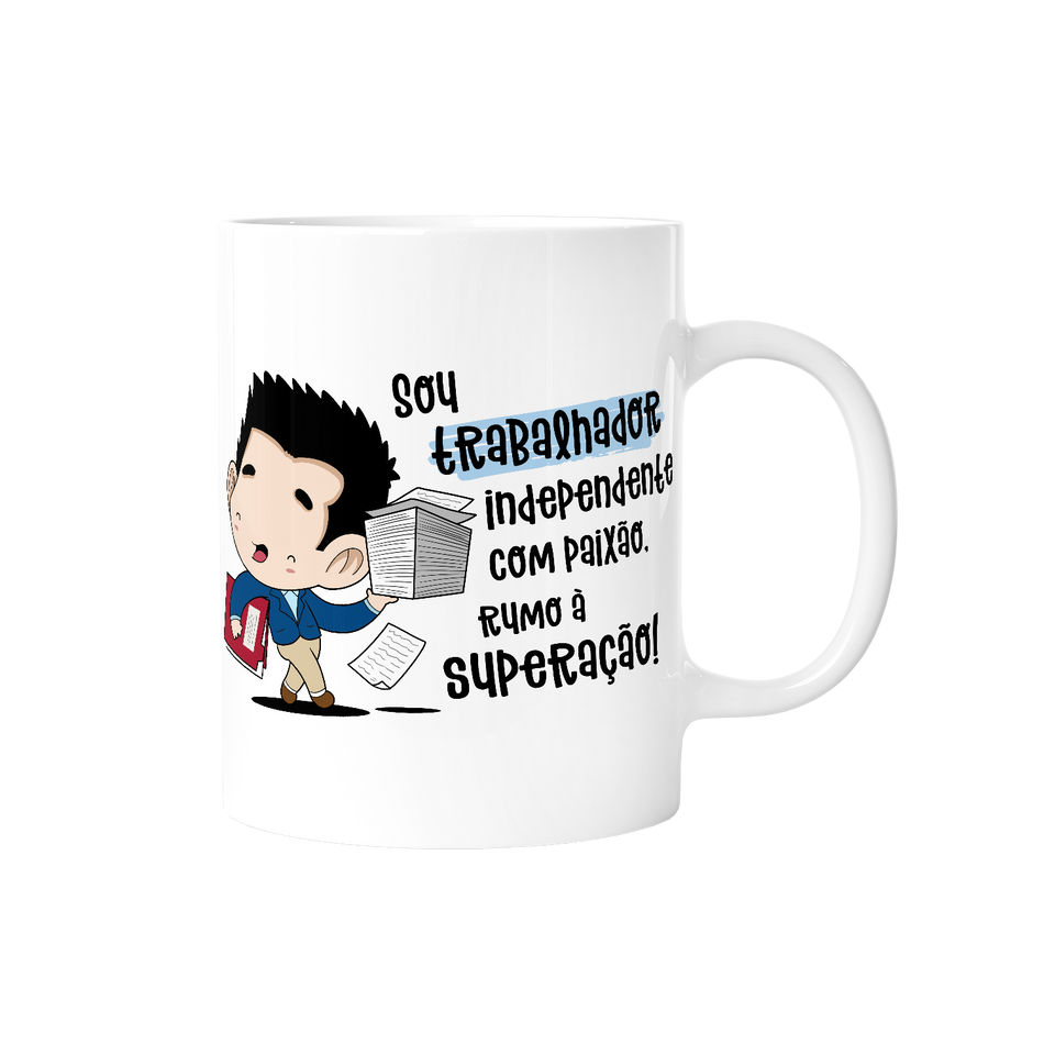 Caneca profissões - Trabalhador independente