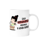 Caneca profissões - Vendedora