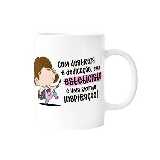 Caneca profissões - Esteticista