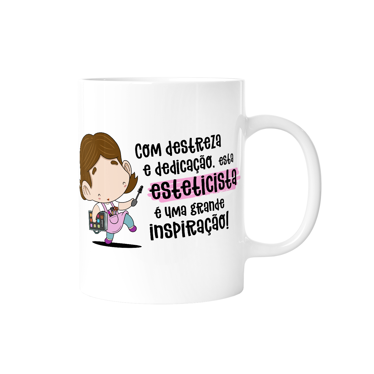 Caneca profissões - Esteticista