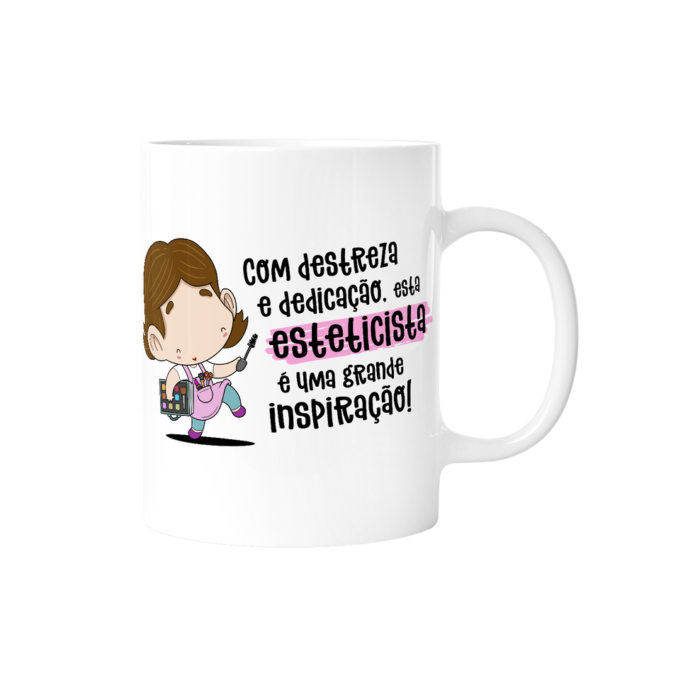 Caneca profissões - Esteticista