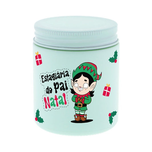 Vela de Natal "Estagiaria do Pai Natal"