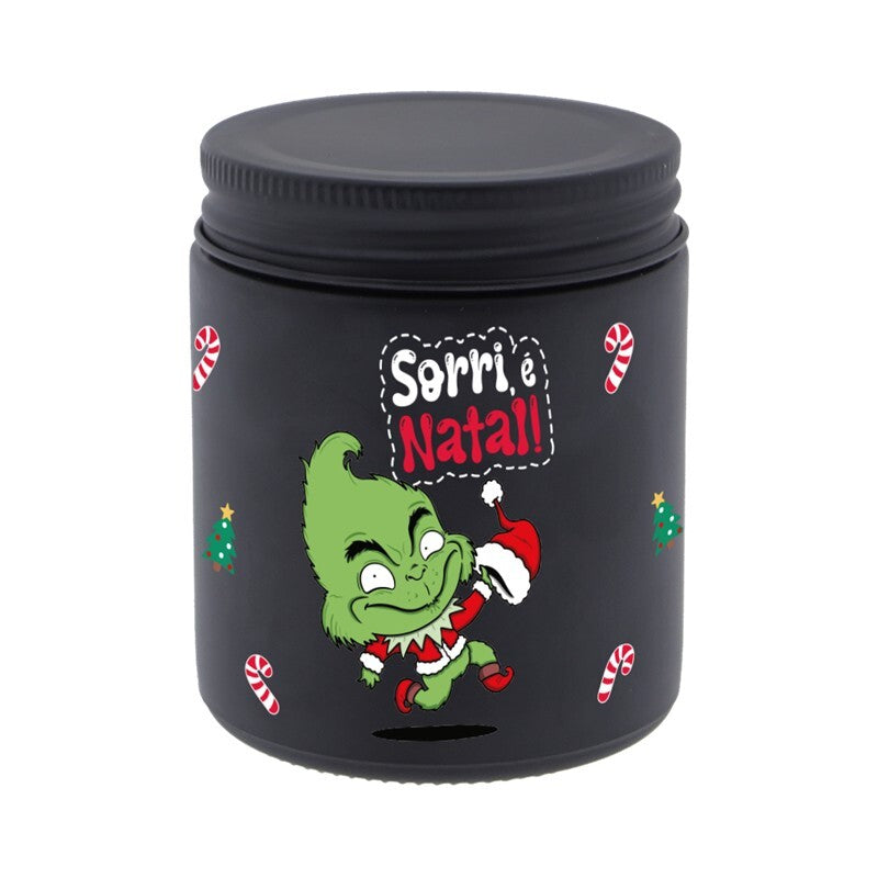 Vela de Natal "Sorri é Natal"