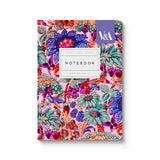 Caderno V&A A6 Neon Floral Coral Jungle