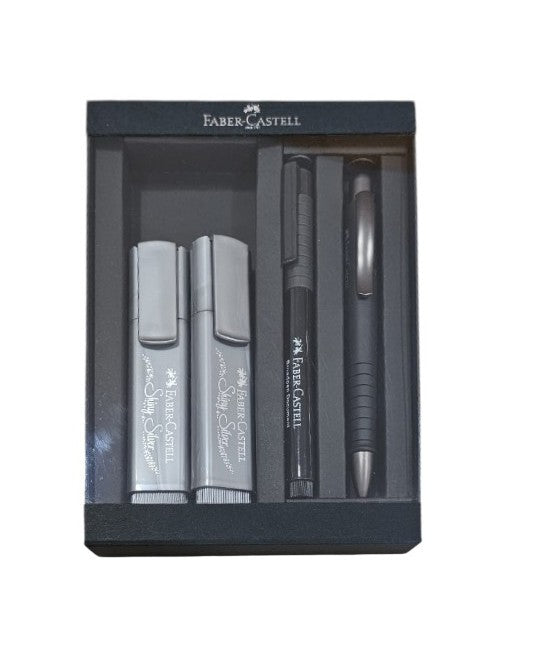 Set Poly Urban Black + Broadpen + Textliners Faber-Castell
