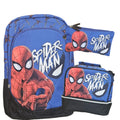 Conjunto Spiderman Mochila+estojo+lancheira