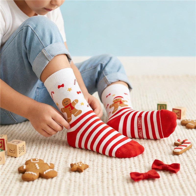Meias de Natal Lovely Story – Gingerbread