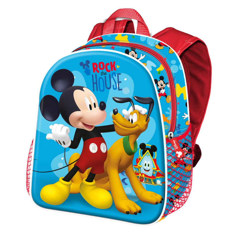 Mochila 3D Mickey e Pluto - Papelaria Encantada