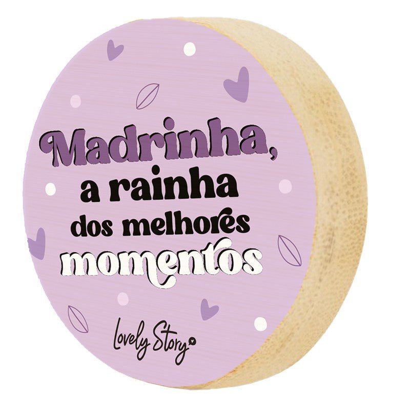 Abre garrafas Madrinha a rainha dos melhores momentos - Papelaria Encantada