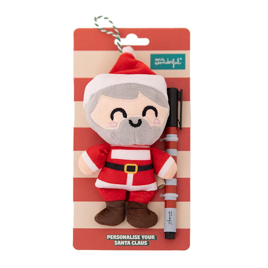 Adorno natalício customizável - Pai Natal - Papelaria Encantada