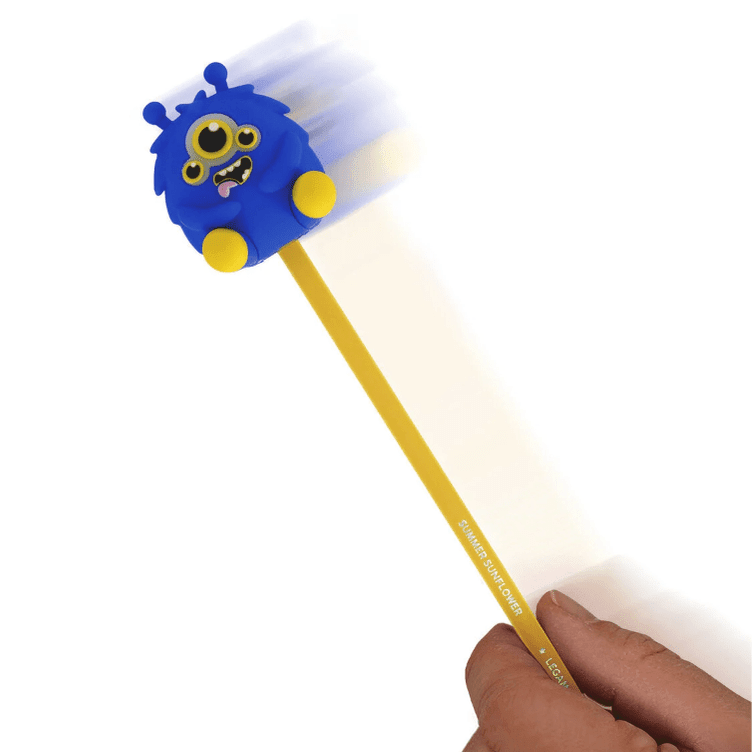 Afia com depósito e com luz Monstro Legami - Papelaria Encantada