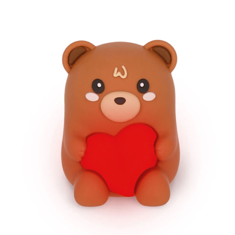 Afia com depósito Urso de peluche - Apontar é mágico - Legami - Papelaria Encantada