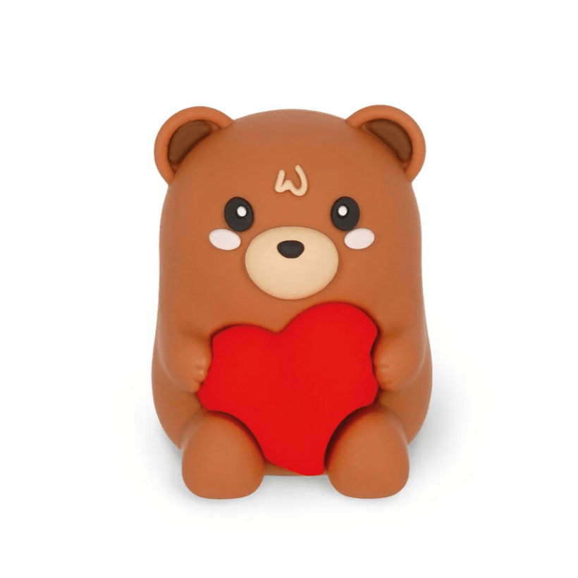 Afia com depósito Urso de peluche - Apontar é mágico - Legami - Papelaria Encantada