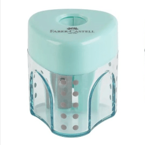 Afia Faber - Castell Grip Auto Mini Turquesa - Papelaria Encantada