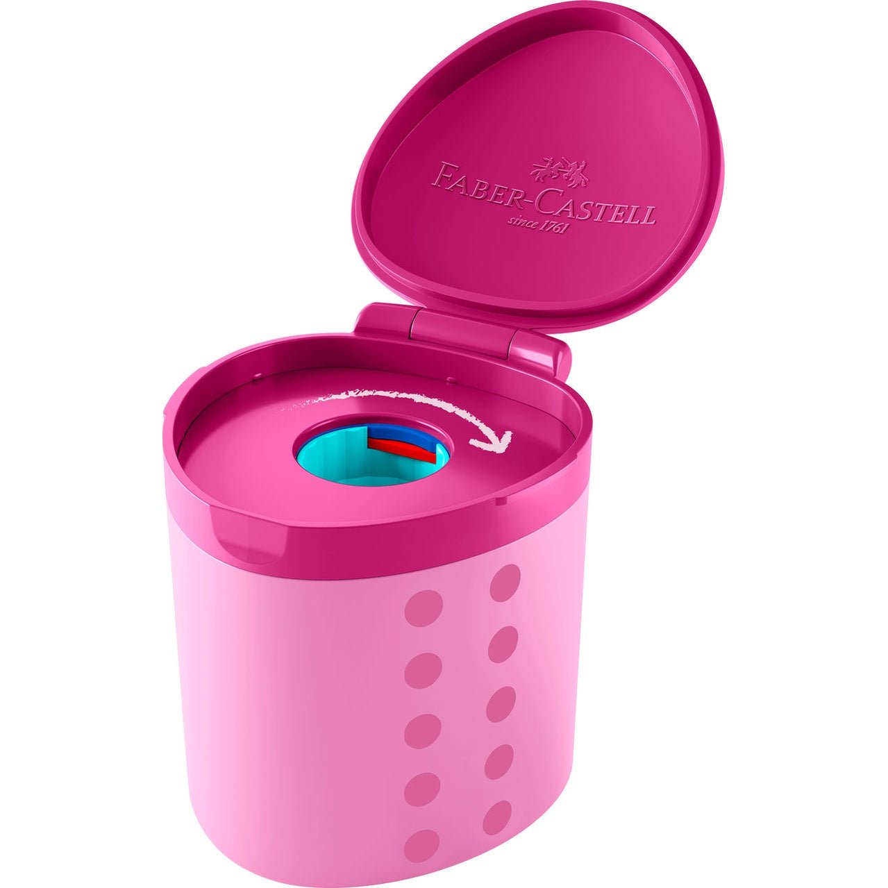 Afia Grippy Faber - Castell Rosa - Papelaria Encantada