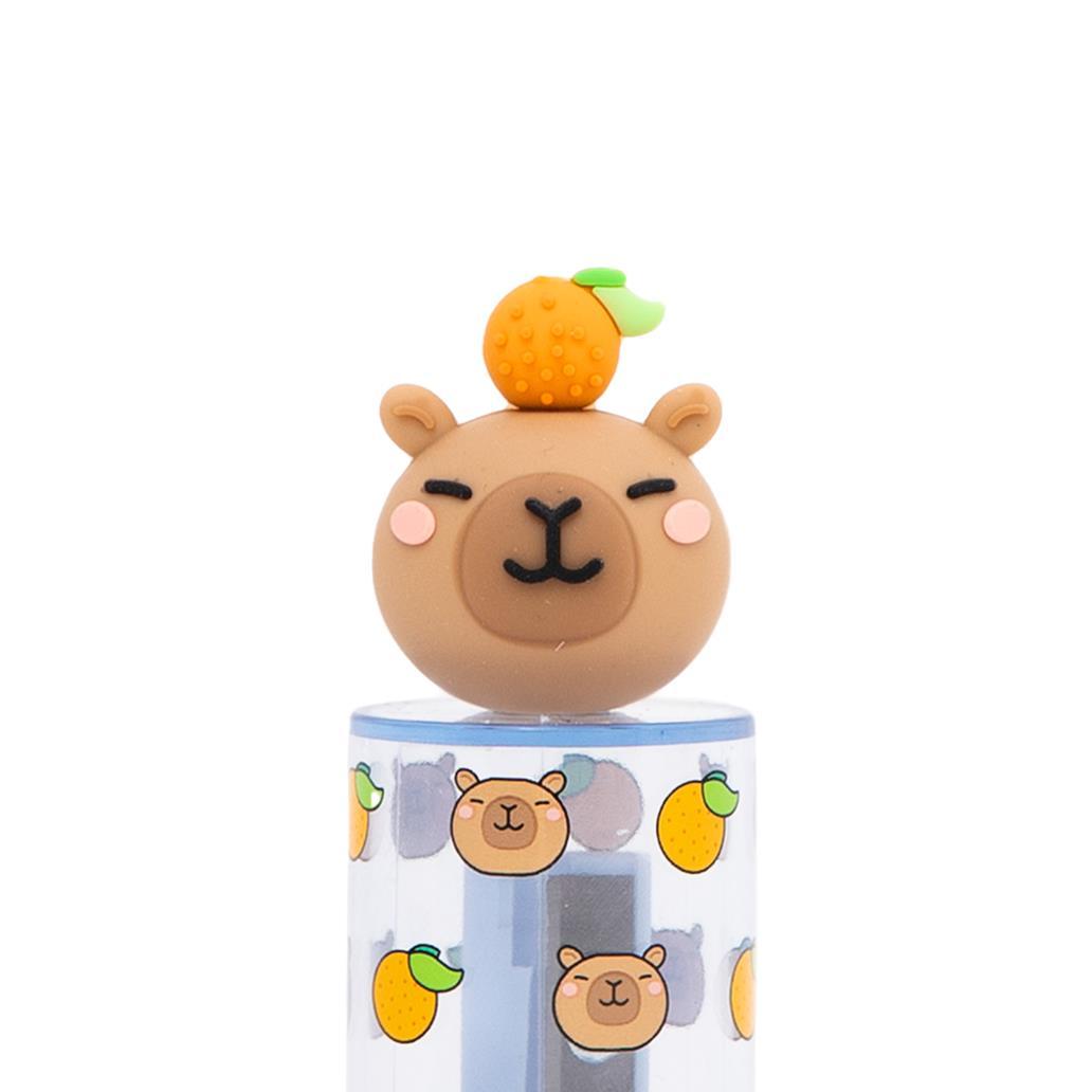 Afia-Lápis com Depósito - Capivara - Mr. Wonderful - Papelaria Encantada