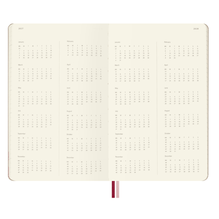 Agenda 18 Meses Moleskine Sakura 2026/2027 - Papelaria Encantada