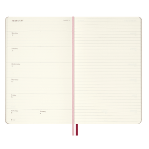 Agenda 18 Meses Moleskine Sakura 2026/2027 - Papelaria Encantada