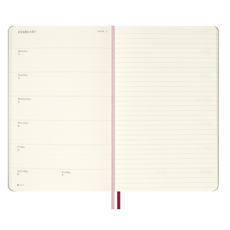 Agenda 18 Meses Moleskine Sakura 2026/2027 - Papelaria Encantada