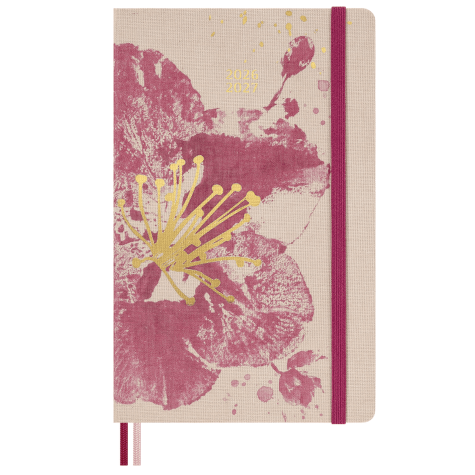 Agenda 18 Meses Moleskine Sakura 2026/2027 - Papelaria Encantada