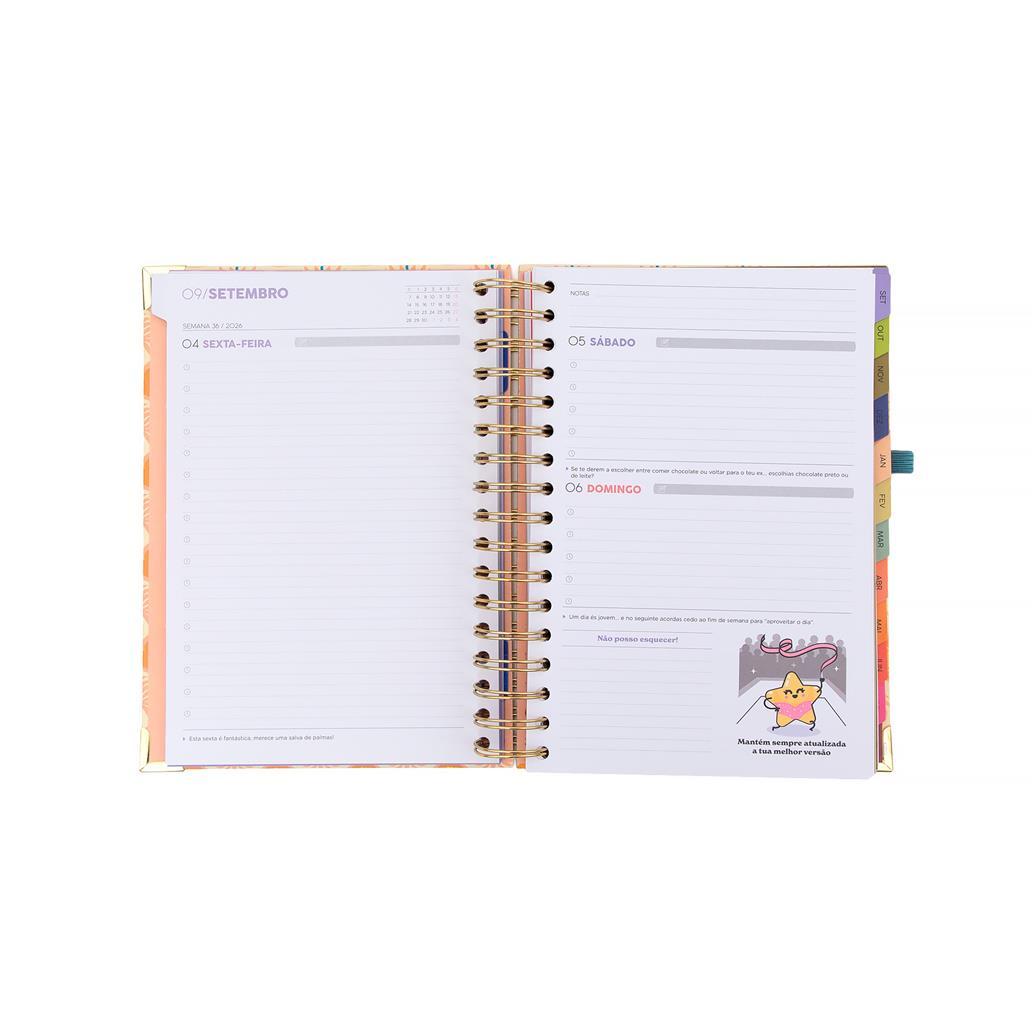 Agenda 26-27 Diária - Magia no dia a dia - Mr. Wonderful - Papelaria Encantada
