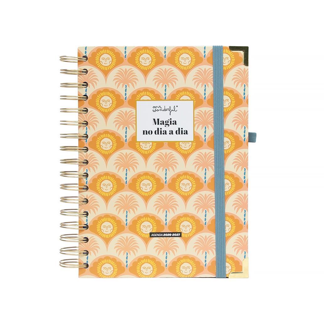 Agenda 26-27 Diária - Magia no dia a dia - Mr. Wonderful - Papelaria Encantada