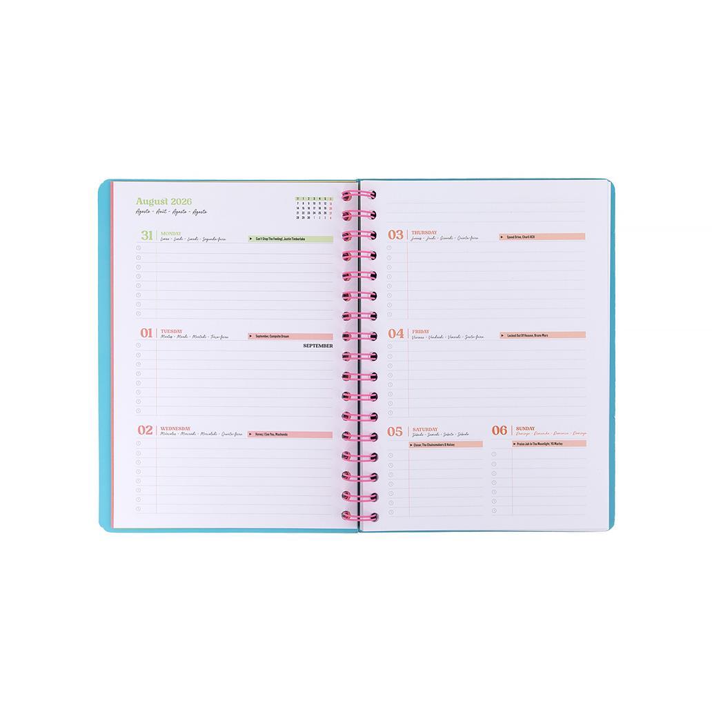 Agenda 26-27 Semanal Basic - To plan or not to plan - Mr. Wonderful - Papelaria Encantada