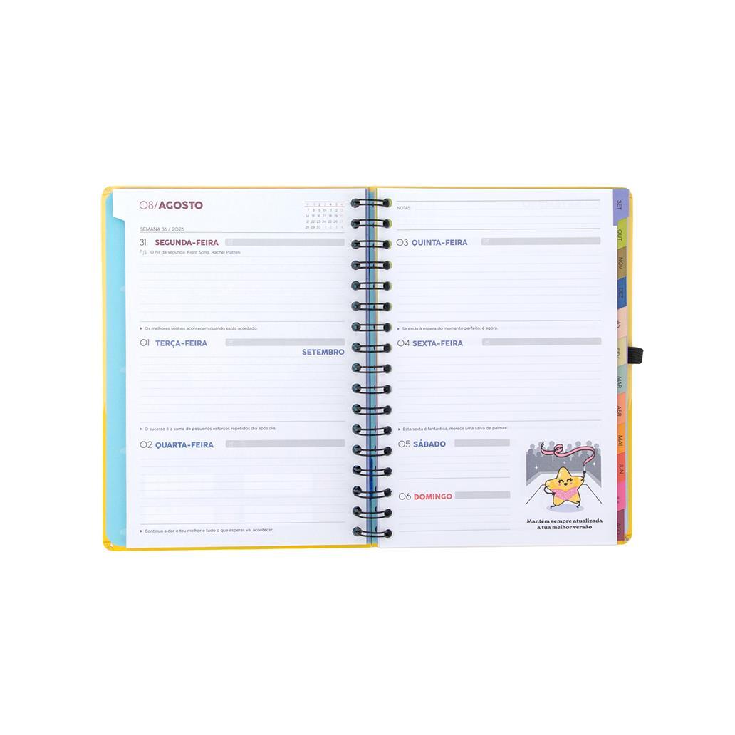 Agenda 26-27 Semanal - és parecido ao meu crush - Mr. Wonderful - Papelaria Encantada