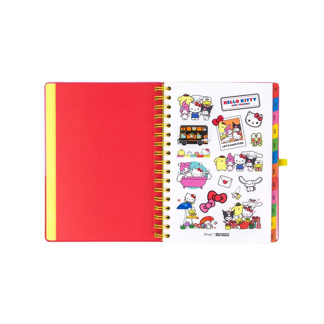Agenda 26-27 Semanal Hello Kitty & Friends x Mr. Wonderful - Somos a melhor equipa - Mr. Wonderful - Papelaria Encantada