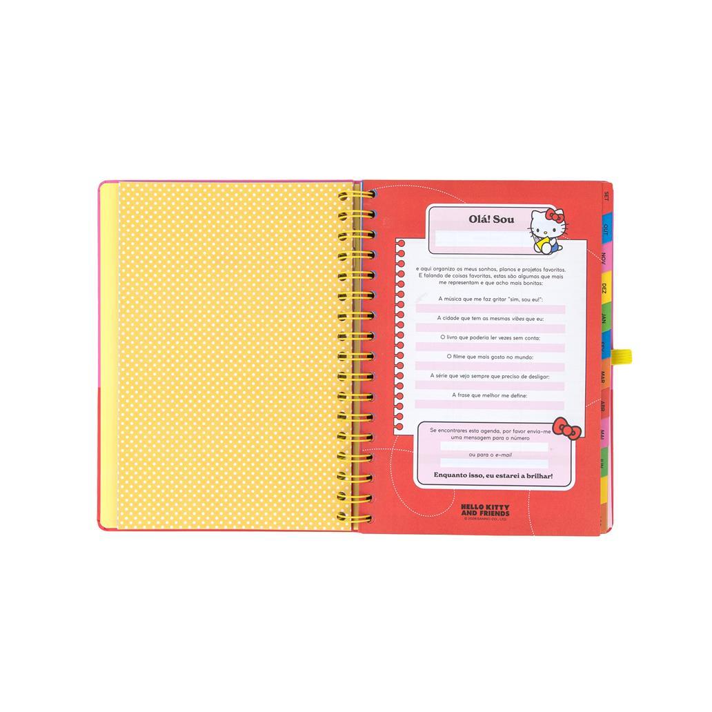 Agenda 26-27 Semanal Hello Kitty & Friends x Mr. Wonderful - Somos a melhor equipa - Mr. Wonderful - Papelaria Encantada