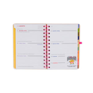 Agenda 26 - 27 Semanal Pequena + 3 Esferográficas apagáveis Bo - Bo - Ready Mr Wonderful - Papelaria Encantada