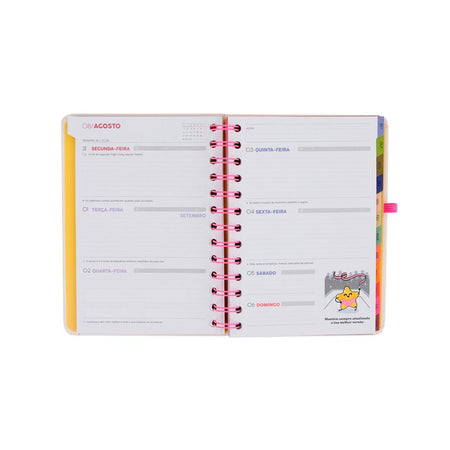 Agenda 26 - 27 Semanal Pequena + 3 Esferográficas apagáveis Bo - Bo - Ready Mr Wonderful - Papelaria Encantada