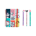 Agenda 26-27 Semanal Pequena Hello Kitty & Friends x Mr. Wonderful + 3 Esferográficas Apagáveis Bo-Bo - Somos a melhor equipa - Mr. Wonderful - Papelaria Encantada