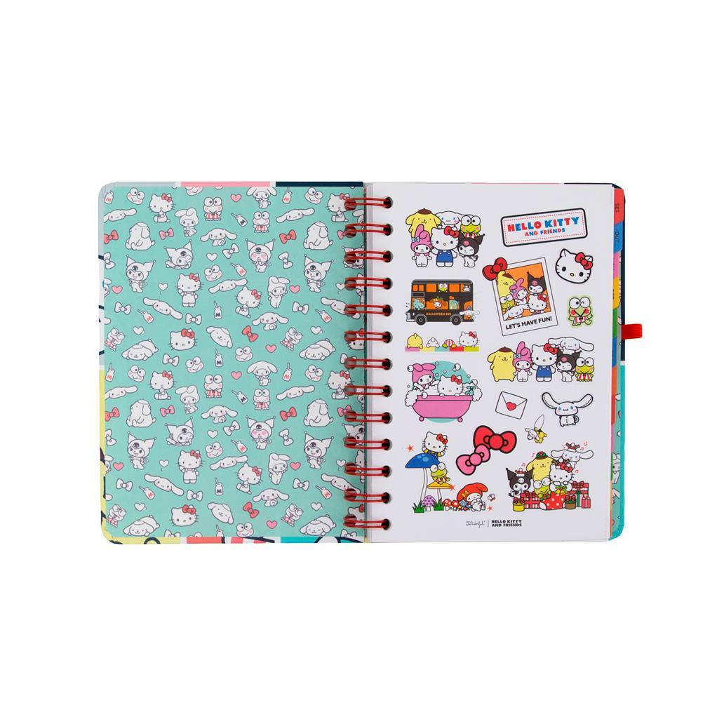 Agenda 26-27 Semanal Pequena Hello Kitty & Friends x Mr. Wonderful + 3 Esferográficas Apagáveis Bo-Bo - Somos a melhor equipa - Mr. Wonderful - Papelaria Encantada