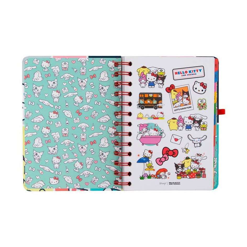 Agenda 26-27 Semanal Pequena Hello Kitty & Friends x Mr. Wonderful + 3 Esferográficas Apagáveis Bo-Bo - Somos a melhor equipa - Mr. Wonderful - Papelaria Encantada