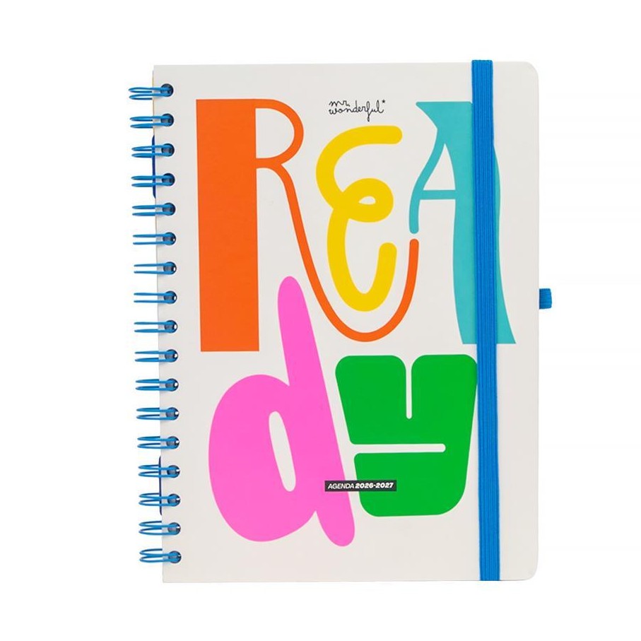 Agenda 26-27 Semanal - Ready - Mr. Wonderful - Papelaria Encantada