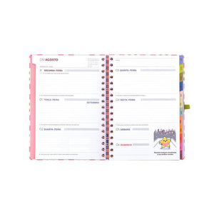 Agenda 26-27 Semanal - Vive hoje, planeia sempre - Mr. Wonderful - Papelaria Encantada