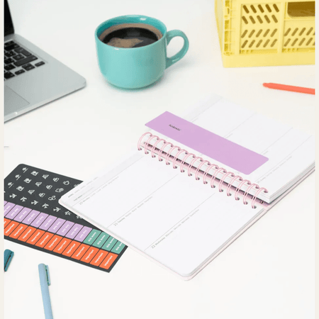 AGENDA ANUAL 2026 SEMANAL A5 PARIS WATERCOLOR - Papelaria Encantada