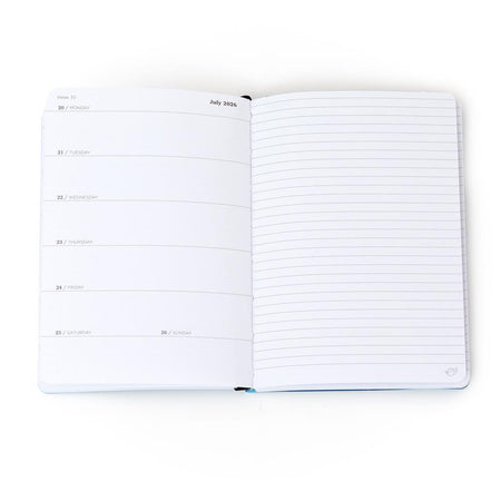 Agenda de bolso 2026 Visão semanal pequena - Azul - Papelaria Encantada